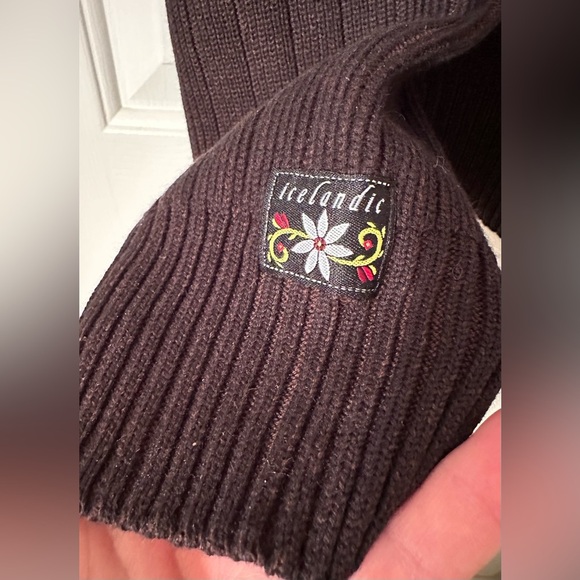 NWT ICELANDIC DESIGN Black 3/4 Mock Turtleneck 100% Cotton Ribbed HIP ZIP XXL - Picture 16 of 16